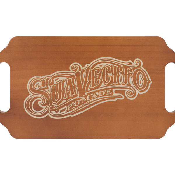 Suavecito Double Handle Wood Mirror
