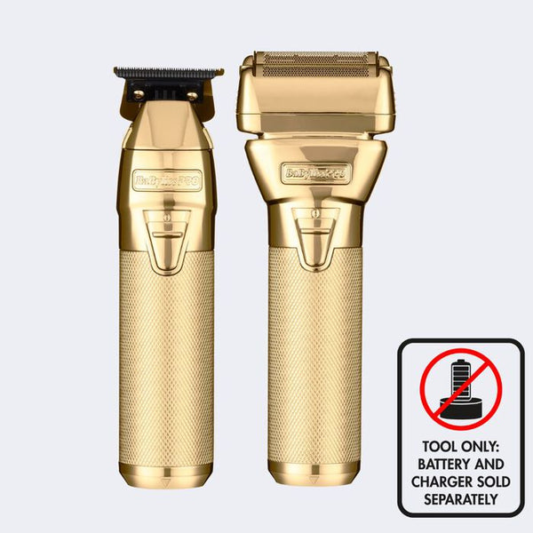BaBylissPRO FXONE GoldFX Trimmer & Foil Shaver Bundle - Tool Only