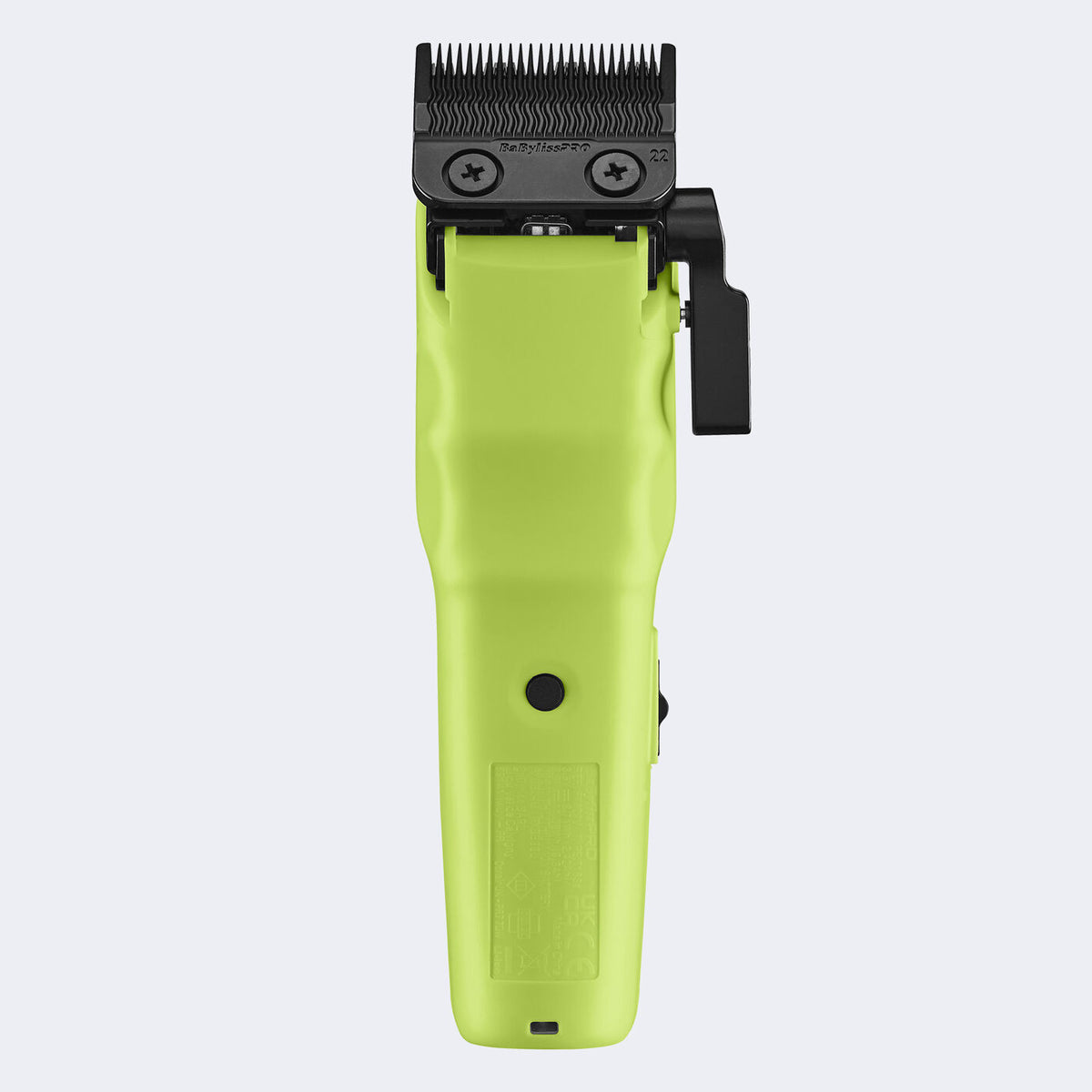 BaBylissPRO FXONE LOPRO FX Low-Profile Neon Yellow Interchangeable Battery Clipper - TOOL ONLY