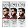 Three packages of Groomane Beard Filling Pen with different color options on a white background.