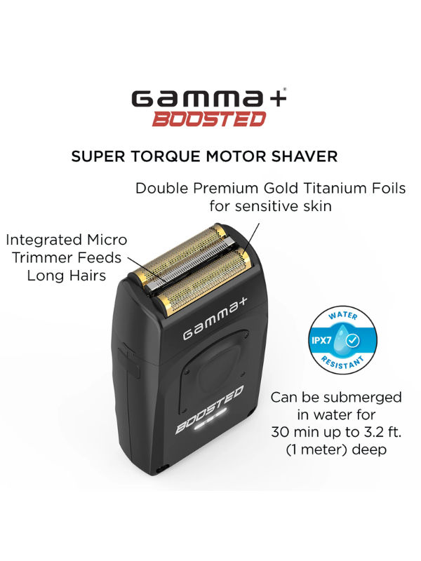 Gamma+ Boosted Foil Shaver aspects