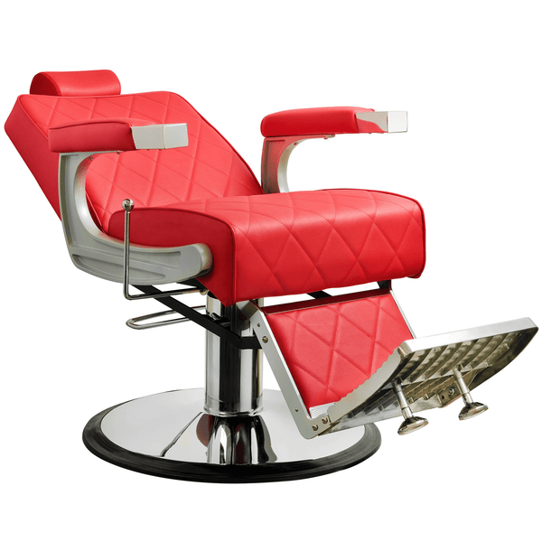 King Barber Chair - Red