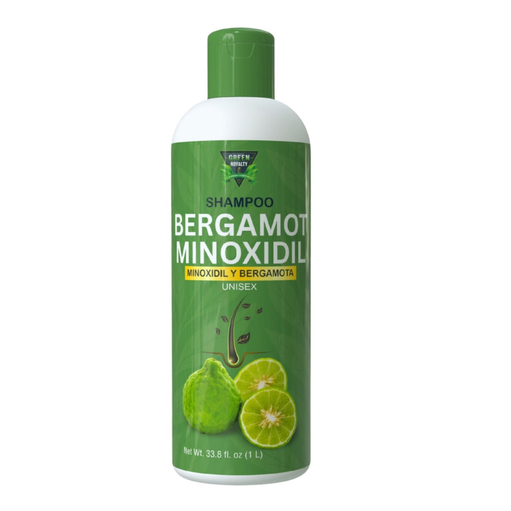 Green Royalty Bergamot Minoxidil & Keratin Collagen Shampoo, Unisex Hair Care