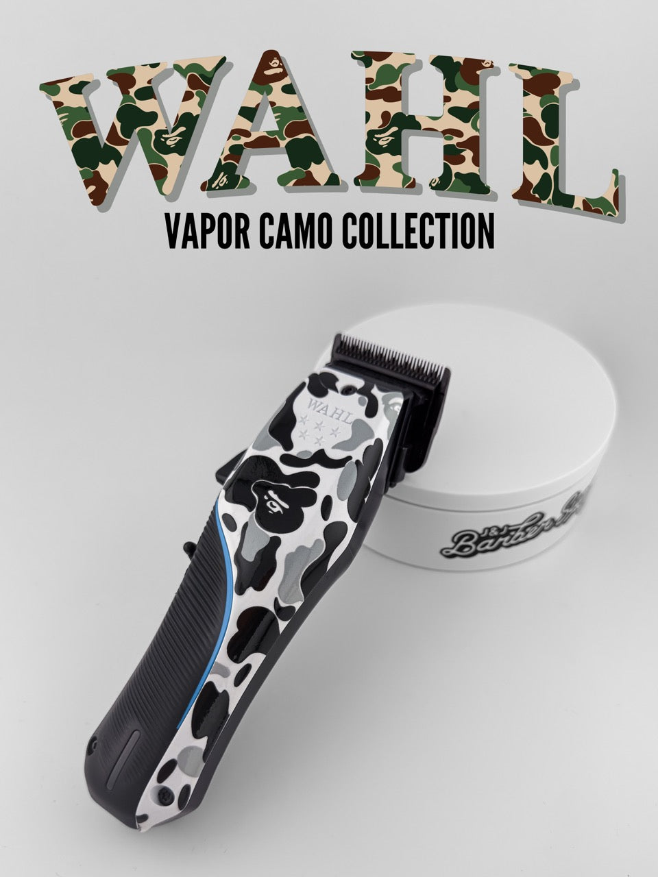 Custom Wahl Vapor Clipper - Black Camo
