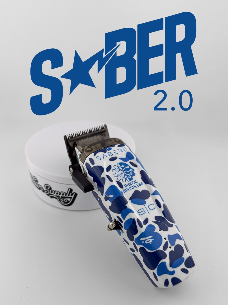 Custom StyleCraft Saber 2.0 Clipper - Blue Bape V2