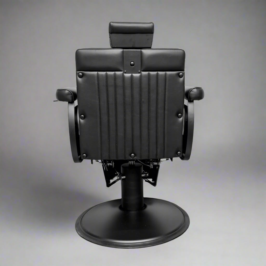 ROYCE Matte Black Vintage Style Barber Chair
