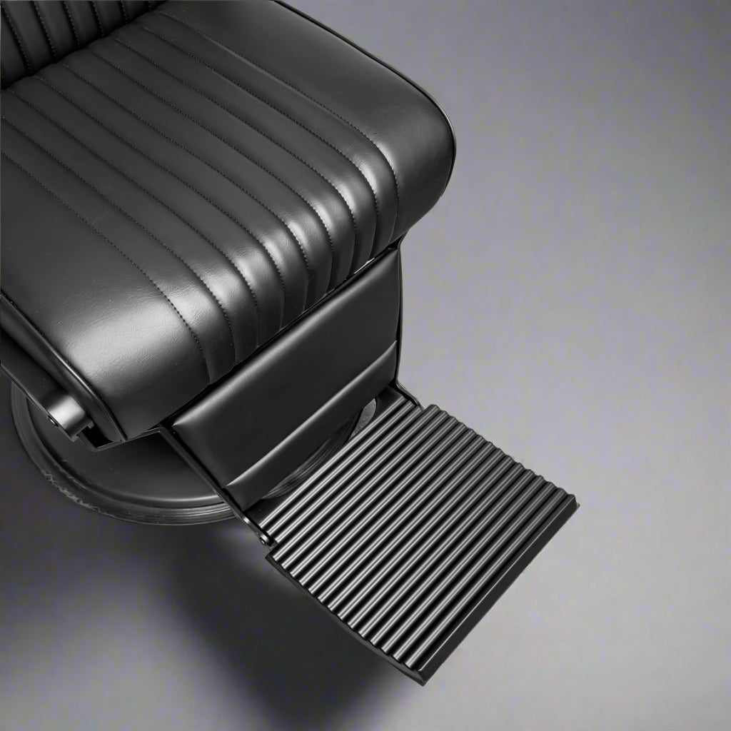 ROYCE Matte Black Vintage Style Barber Chair