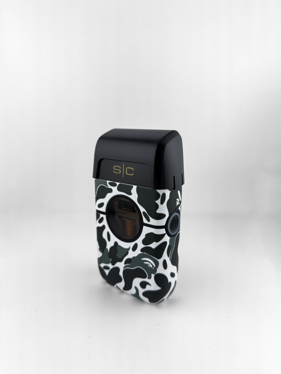 Custom StyleCraft Instinct Shaver - Black & White Camo