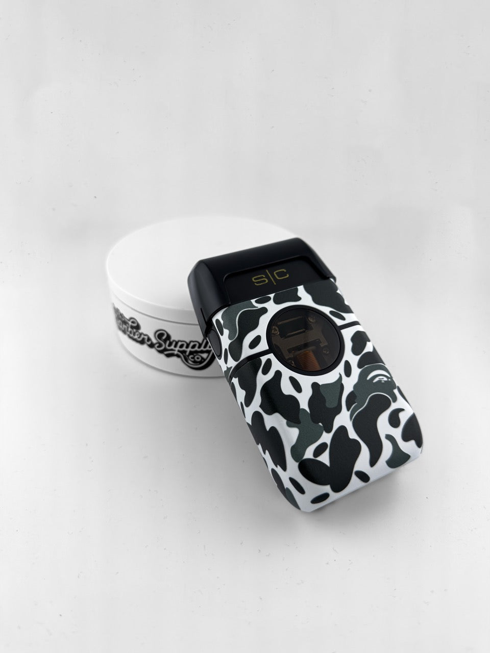 Custom StyleCraft Instinct Shaver - Black & White Camo