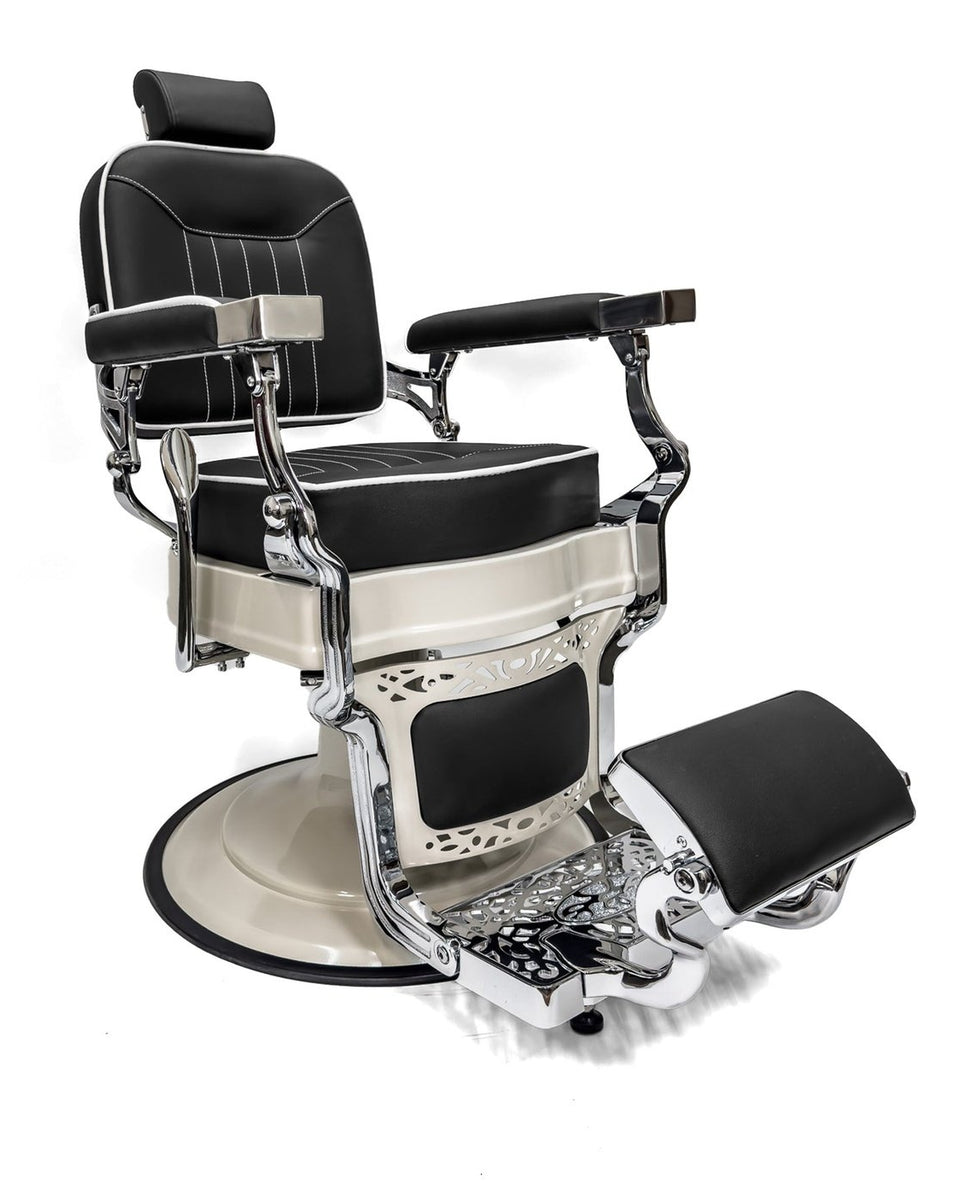 Black and White Barber Chair 