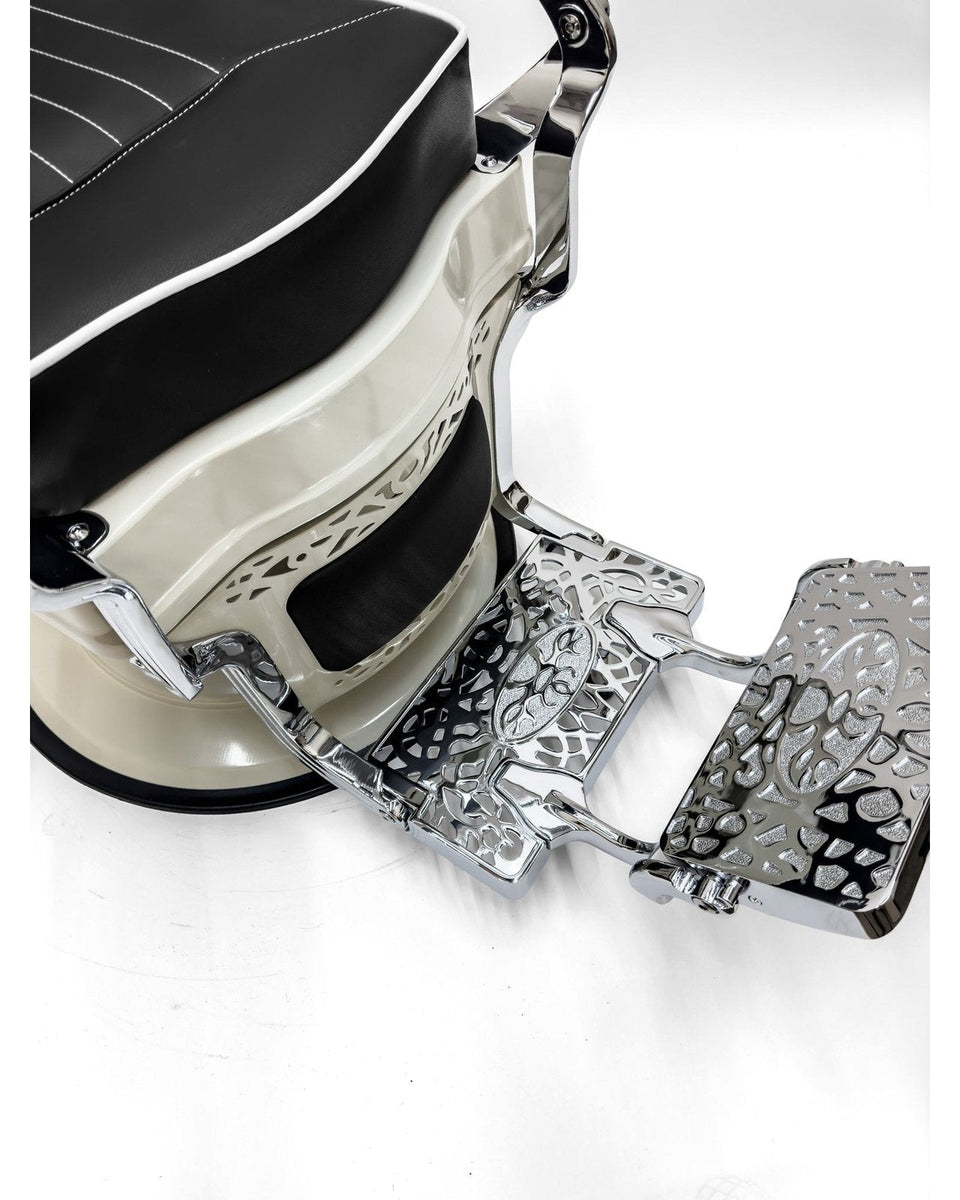 Black and White Barber Chair 