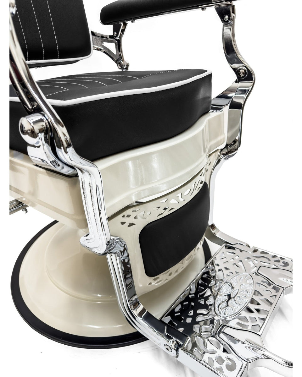 Black and White Barber Chair 