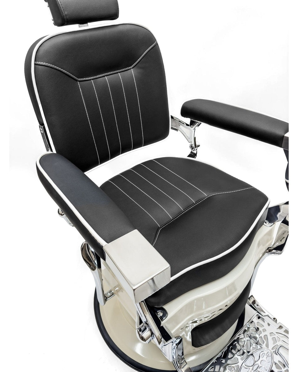 Black and White Barber Chair 