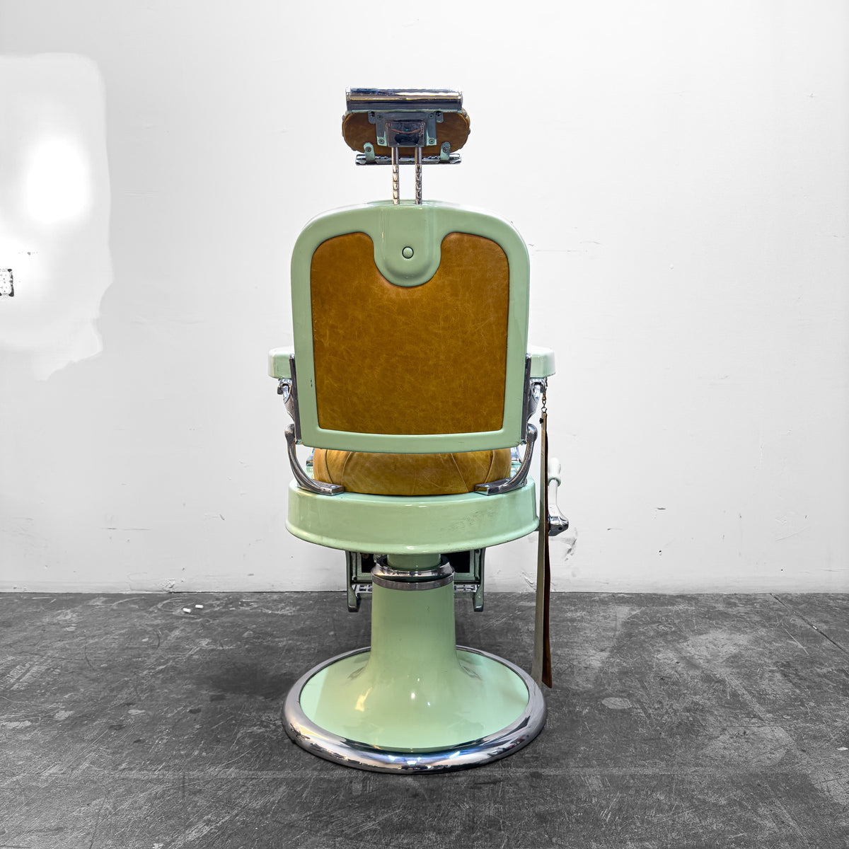 Vintage Barber Chair - Mint Green Koken