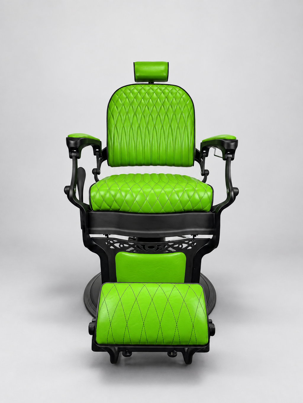 STRATA Vintage Style Barber Chair - Lime Green