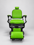 STRATA Vintage Style Barber Chair - Lime Green