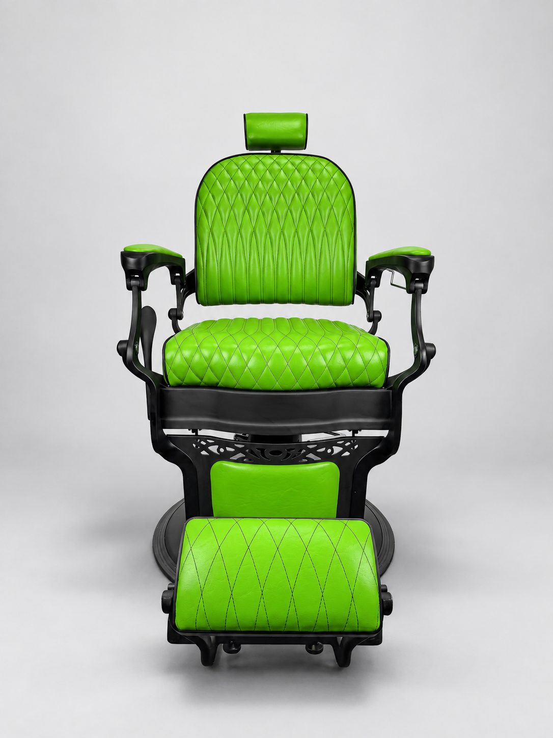 STRATA Vintage Style Barber Chair - Lime Green