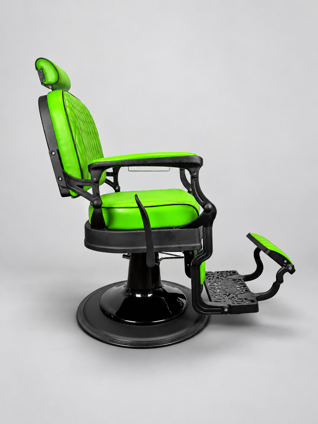 STRATA Vintage Style Barber Chair - Lime Green