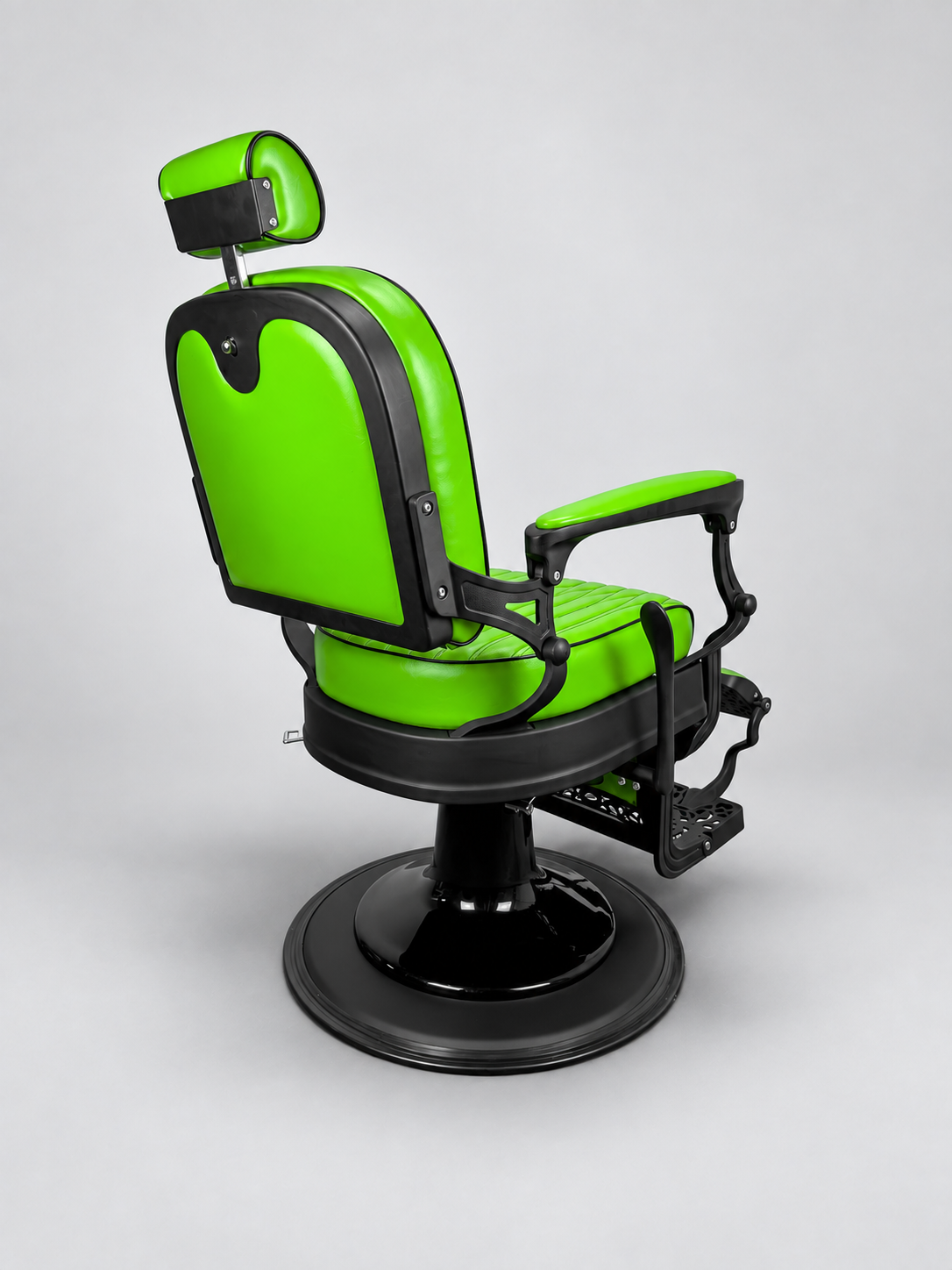 STRATA Vintage Style Barber Chair - Lime Green