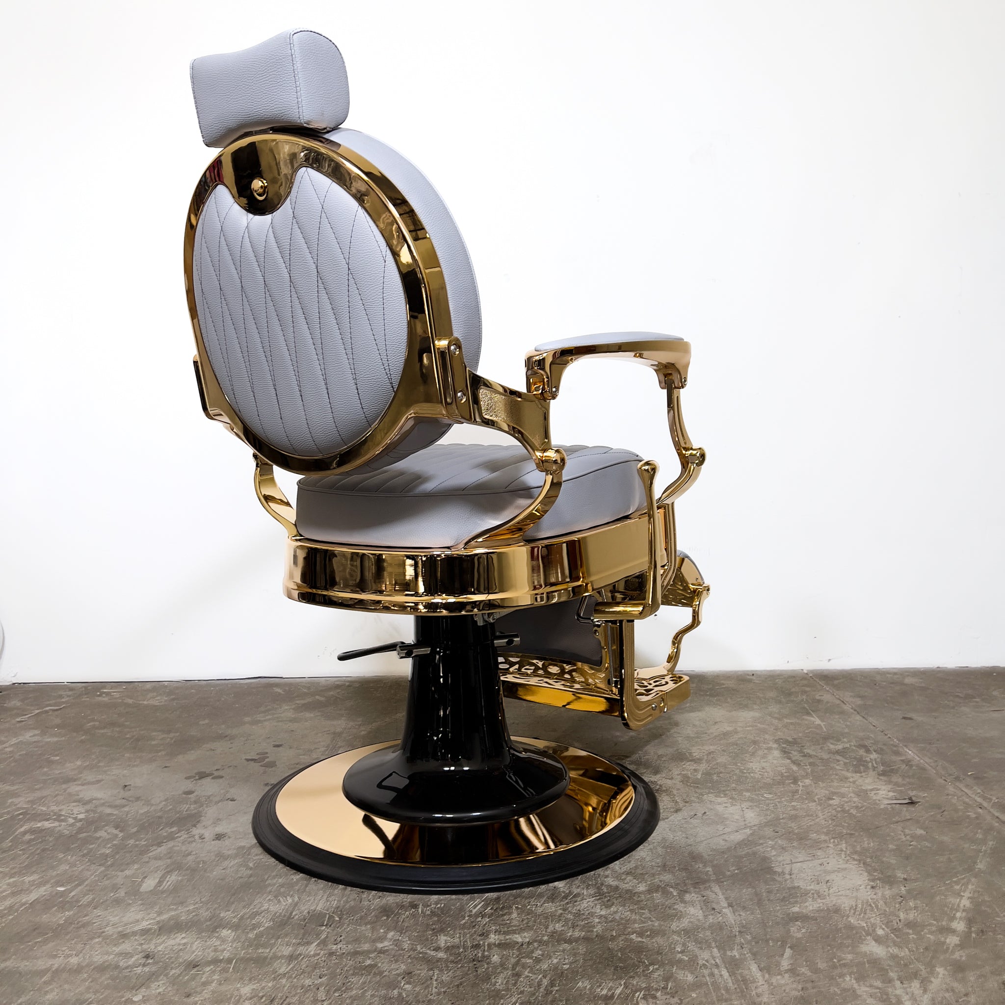 Custom McKinley Gold Barber Chair