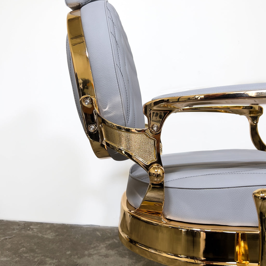 Custom McKinley Gold Barber Chair