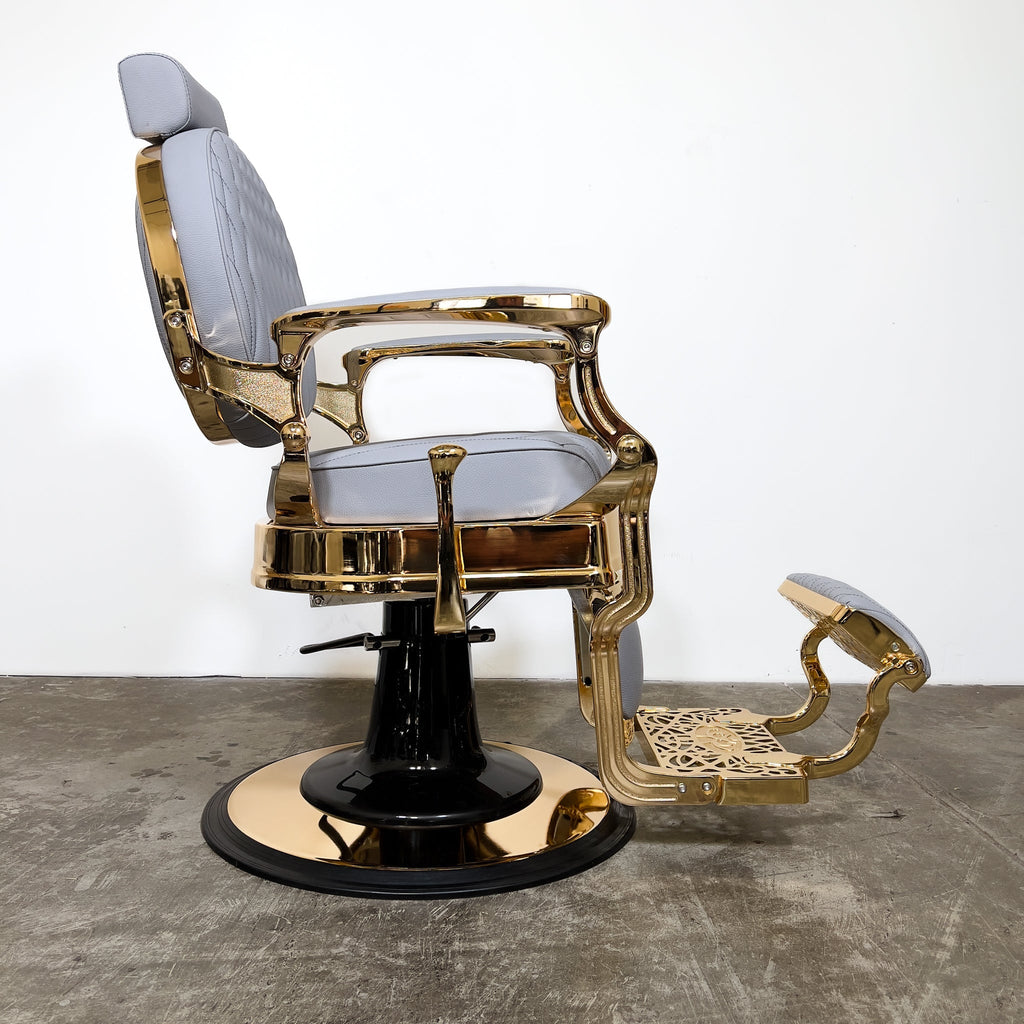 Custom McKinley Gold Barber Chair