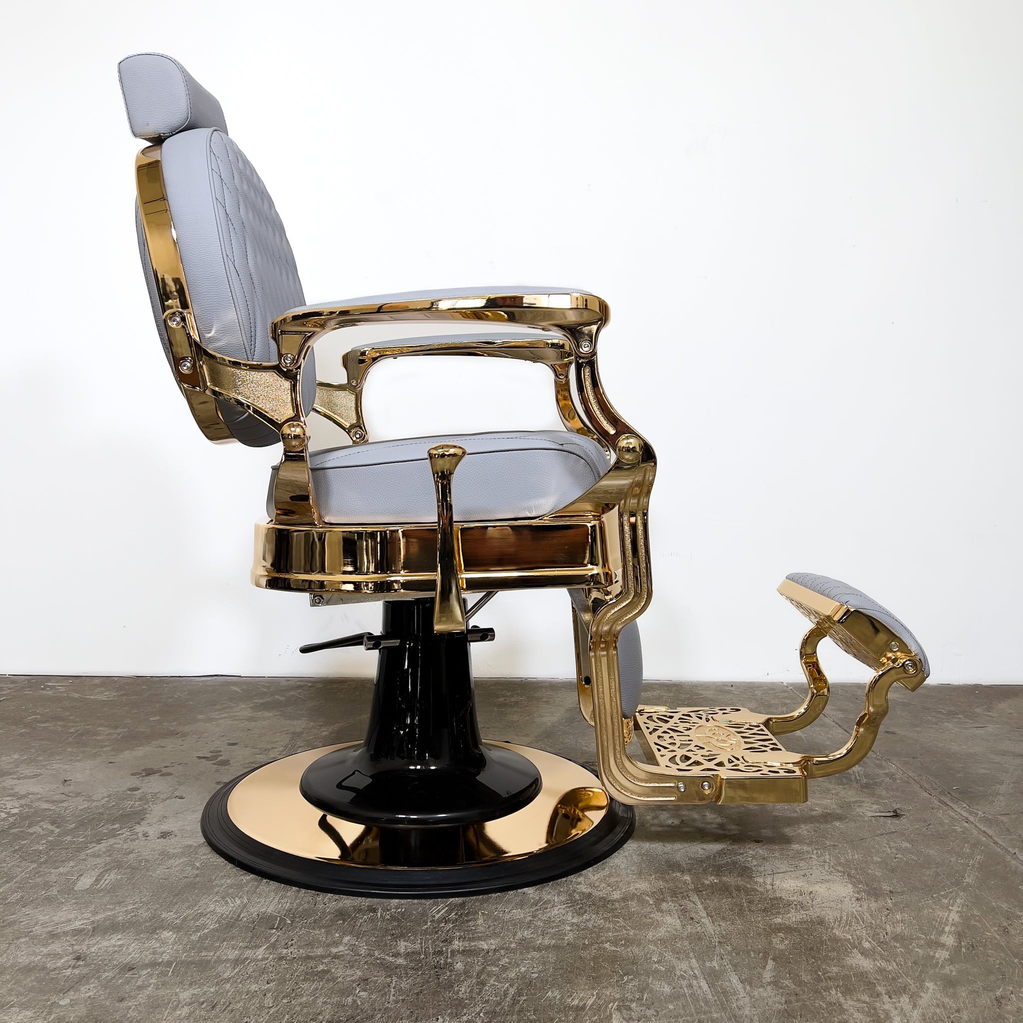 Custom McKinley Gold Barber Chair