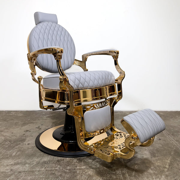 Custom McKinley Gold Barber Chair