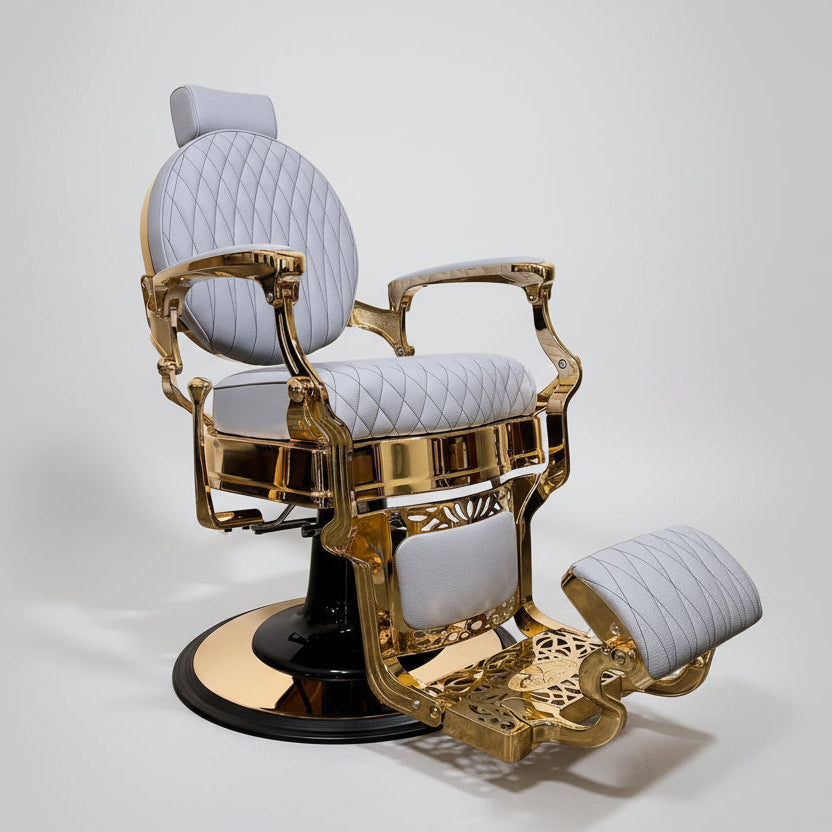 Custom McKinley Gold Barber Chair