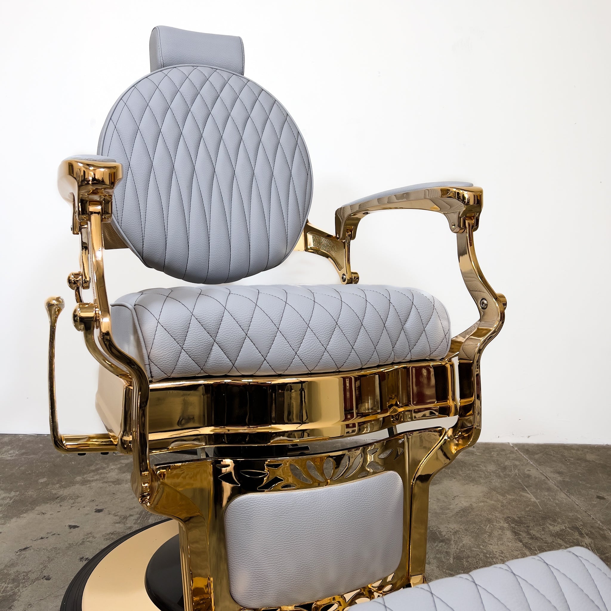 Custom McKinley Gold Barber Chair