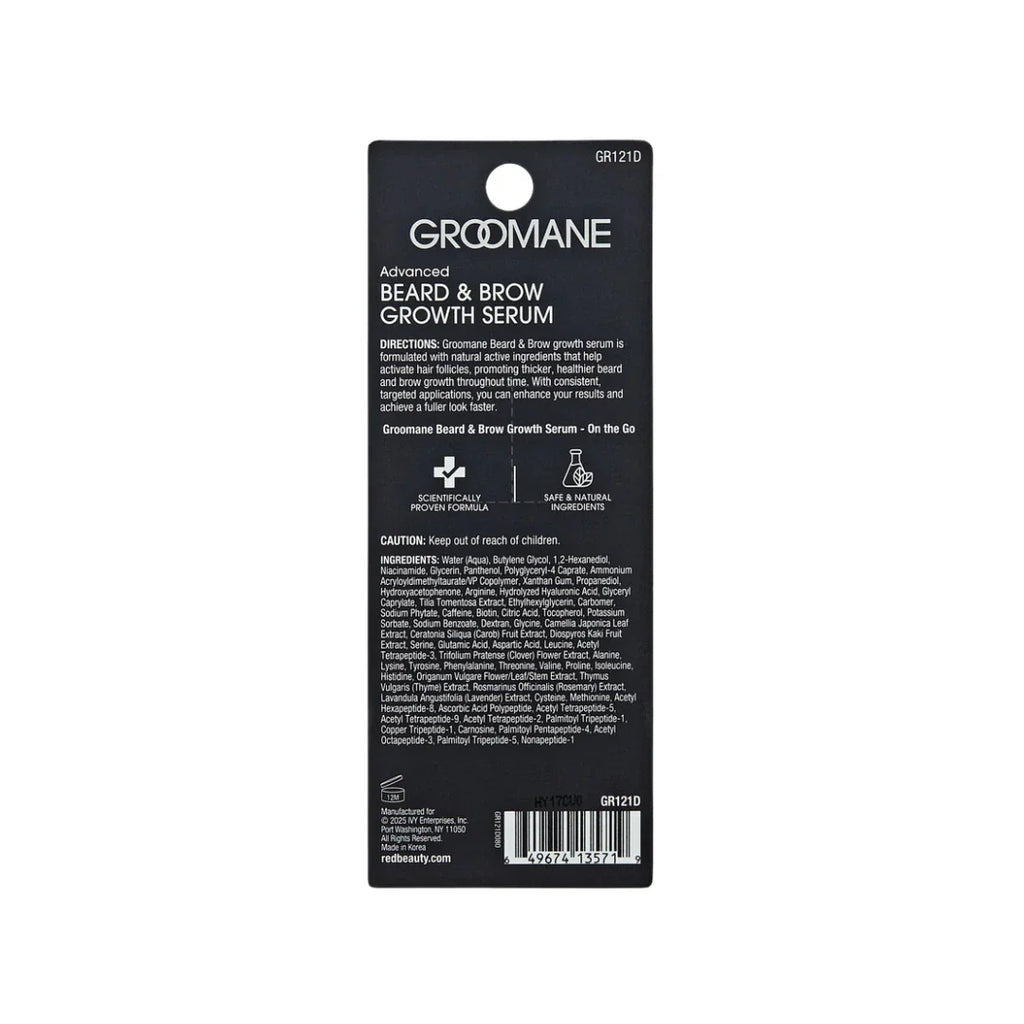 GROOMANE Beard & Brow Growth Serum – 0.47 oz