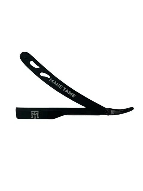 Mane Tame Black Straight Razor