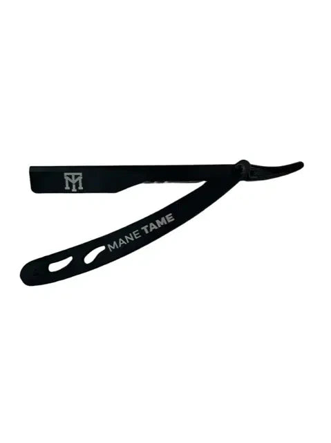 Mane Tame Black Straight Razor