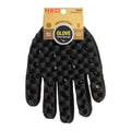 RED Twist Sponge Glove Dual-Sided TWS09 curved twist sponge for curls and coils
