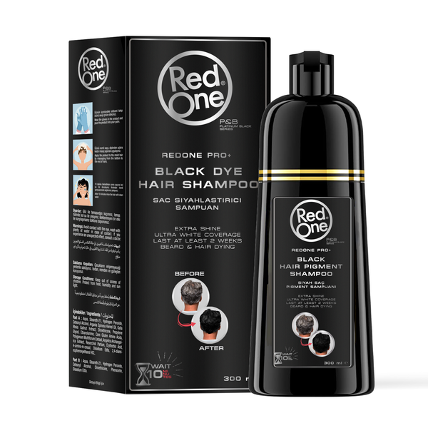 Red One Black Dye Hair Shampoo 300ML/10.14OZ
