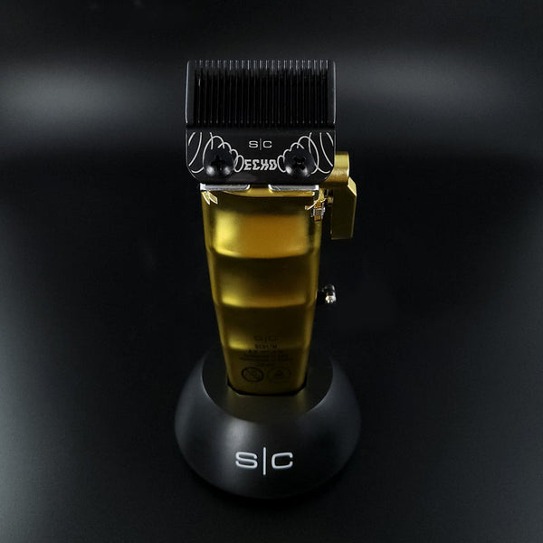 StyleCraft Saber 2.0 Cordless Modular Clipper w/ High-Torque Digital Brushless Motor - Gold