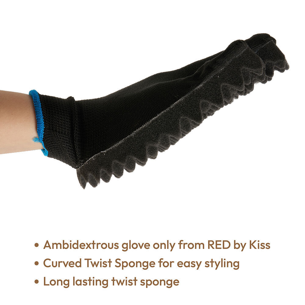 Red Twist Sponge Glove TWS08