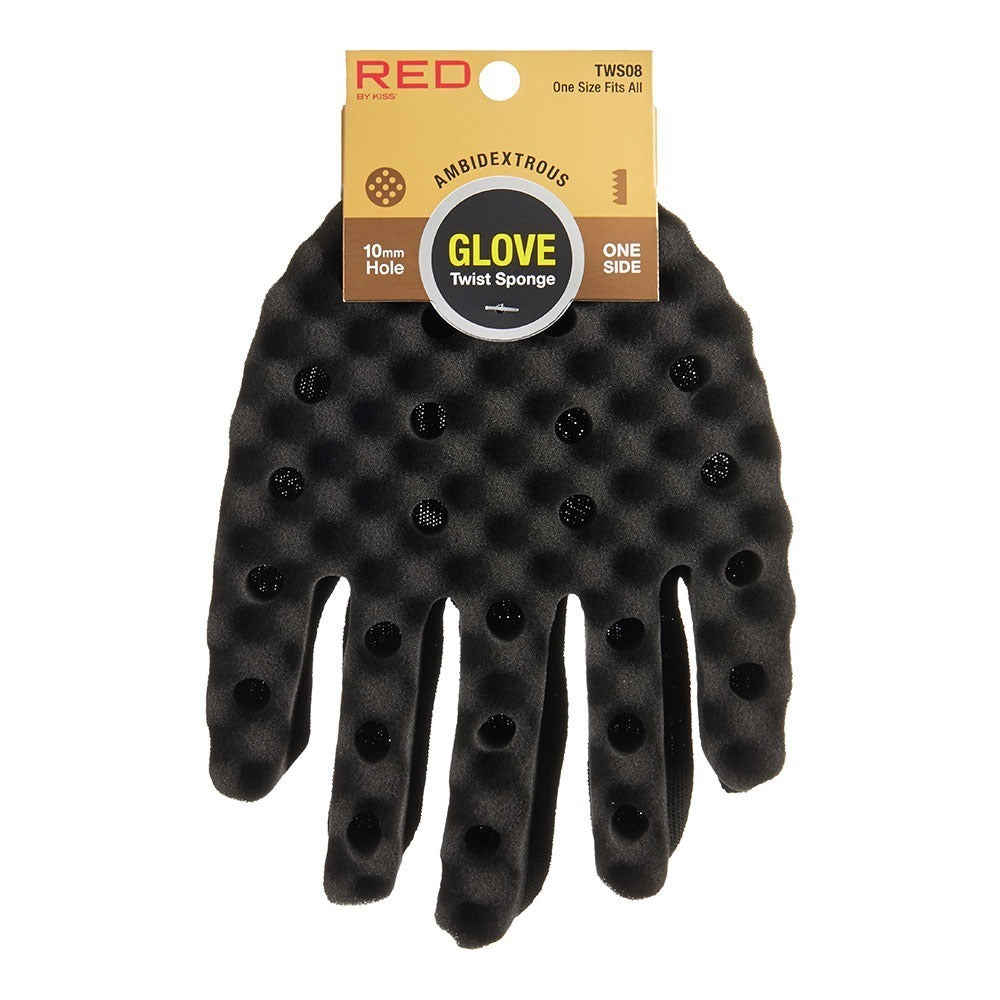 Red Twist Sponge Glove TWS08