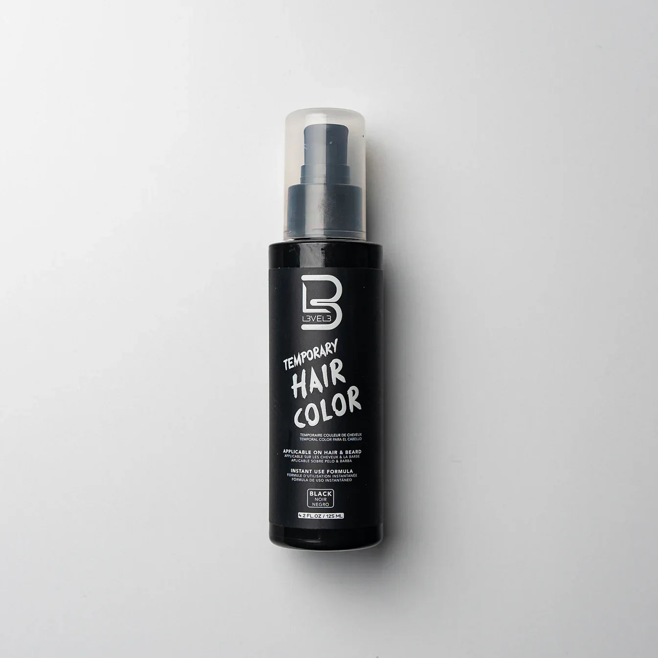 Level 3 Temporary Hair & Beard Color - Black