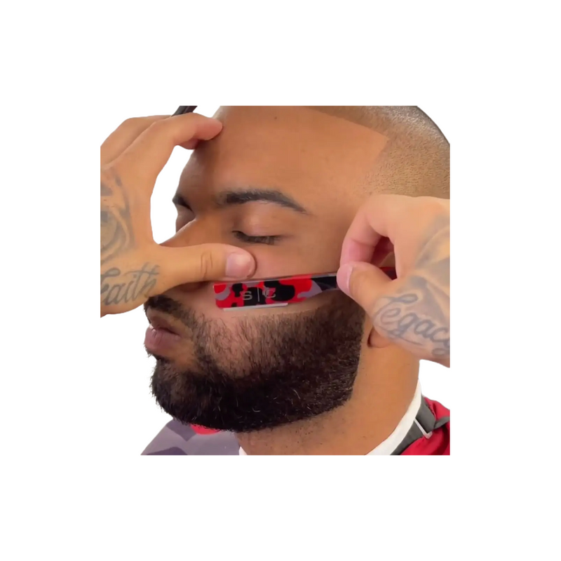 StyleCraft Camo Line Straight Edge Razor Tool