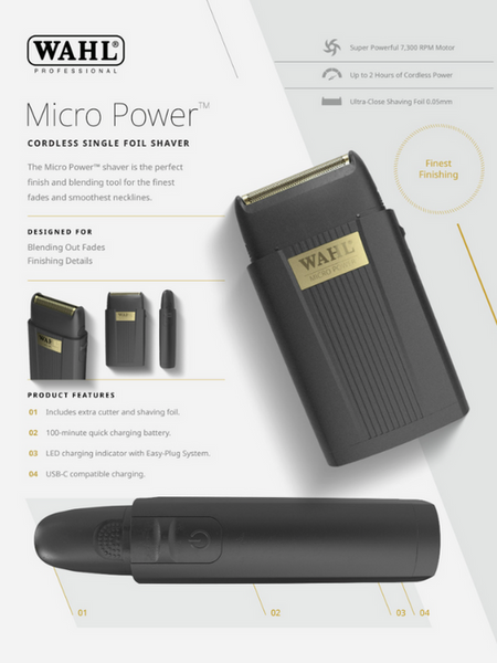 Wahl Micro Power Single Foil Shaver