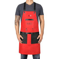 StyleCraft Apron - Red/Black