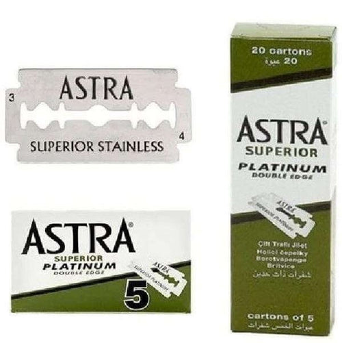 Astra Platinum Double Edge Razor Blades (Green)
