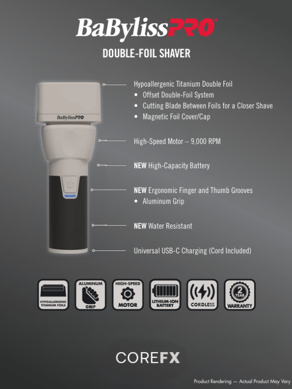 BaBylissPRO COREFX Shaver 