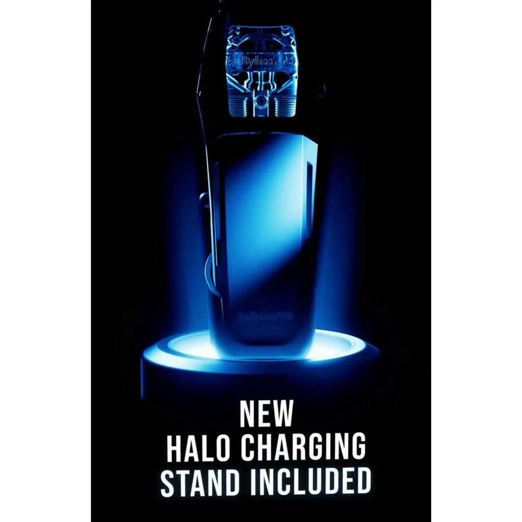 BaBylissPRO High Performance Dual Coil Motor Trimmer comes with a new halo charging stand