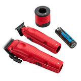BaBylissPRO FXONE LO-PROFX Clipper & Trimmer Matte Red Prepack