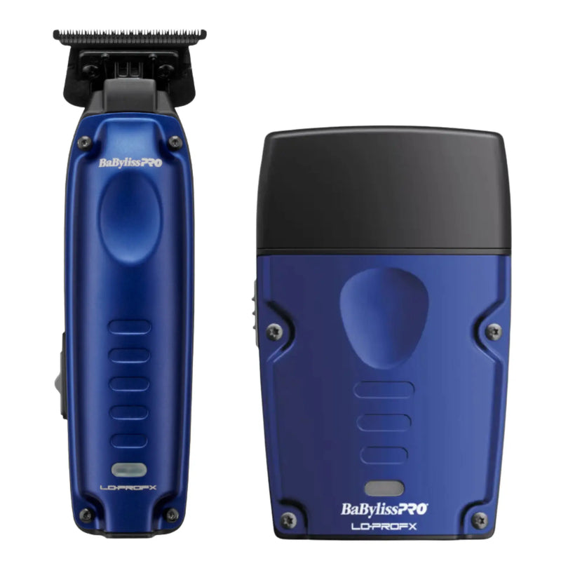 Blue BaBylissPRO LO-PROFX Compact FX72FSPK trimmer and single-foil shaver set