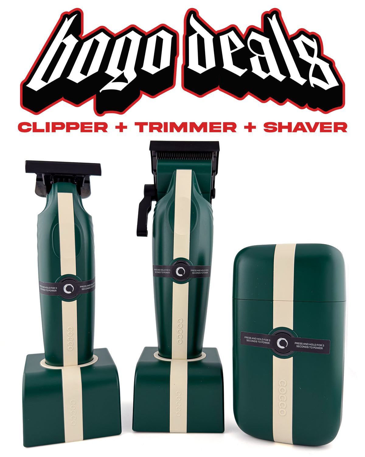 Cocco Razor Cocco Lite Clipper + Trimmer Combo + Shaver – Designer Barber Products