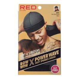Red By Kiss Bow Wow X Power Wave Silky Spandex Durag