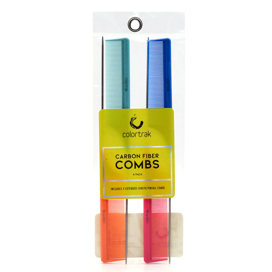 Color Trak Carbon Fiber Combs - 4 Pack